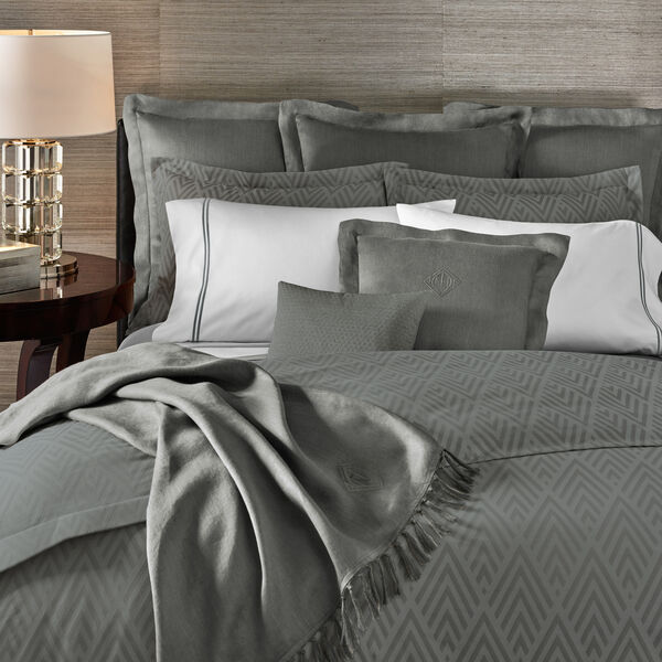 Clayton Pillow Case, charcoal, Ralph Lauren