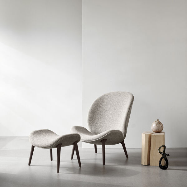 VIPP 467 Lodge Footstool, light-grey, Vipp