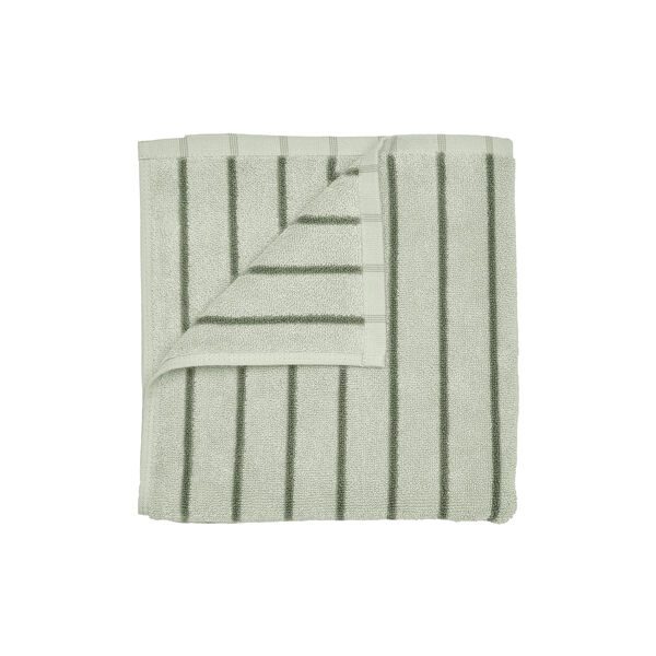ARTO Bath towel towel thin stripes, desert sage/agave green, Blomus