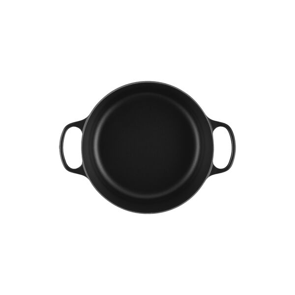 Signature round cast iron pot &Oslash; 26 cm, matte black, Le Creuset
