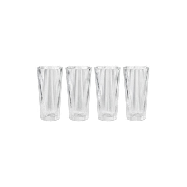 Pilastro Long Drink Glass 4 pcs Pilastro Long Drink Glass 4 pcs, Stelton