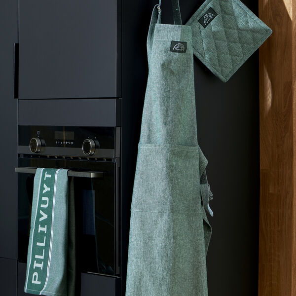 Recycle Apron, green, Pillivuyt