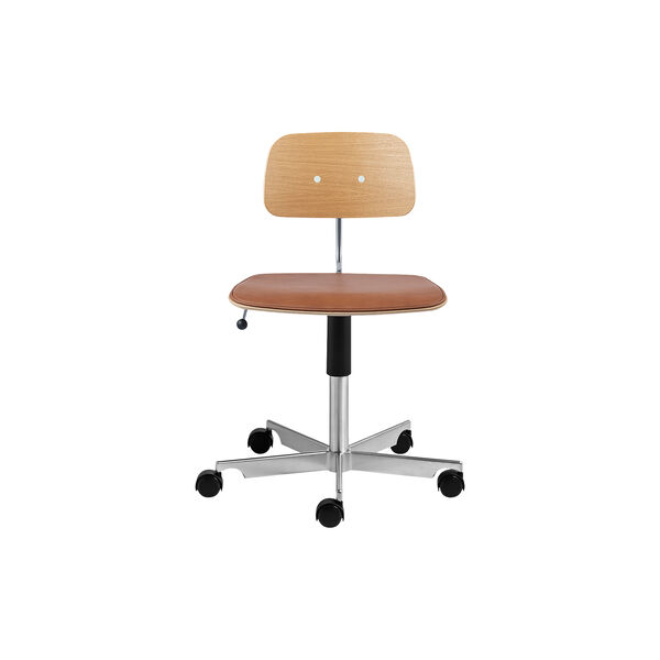 KEVI&reg; 2533 Swivel Chair, oak/brandy, Montana Furniture