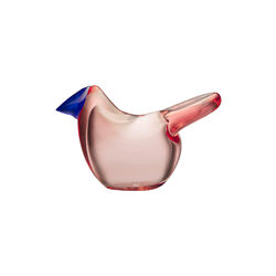 Birds by Toikka Flycatcher, salmon pink-blue, Iittala