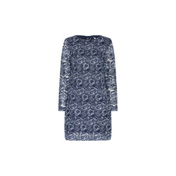 MauritiaBBLucille dress, blue flower, Bruuns Bazaar