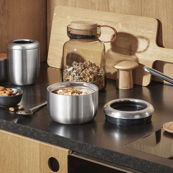 To Go Thermo Mealbox, steel/black To Go Thermo Mealbox, steel/black, Eva Solo
