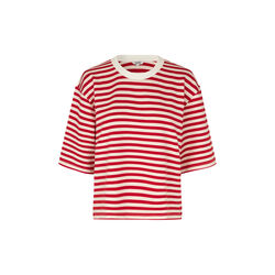 Emrys-M T-shirt, rococco red stripe, mbyM