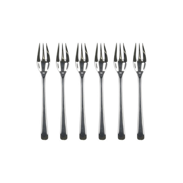 Steel Line Cake Fork 6 pcs, Gense