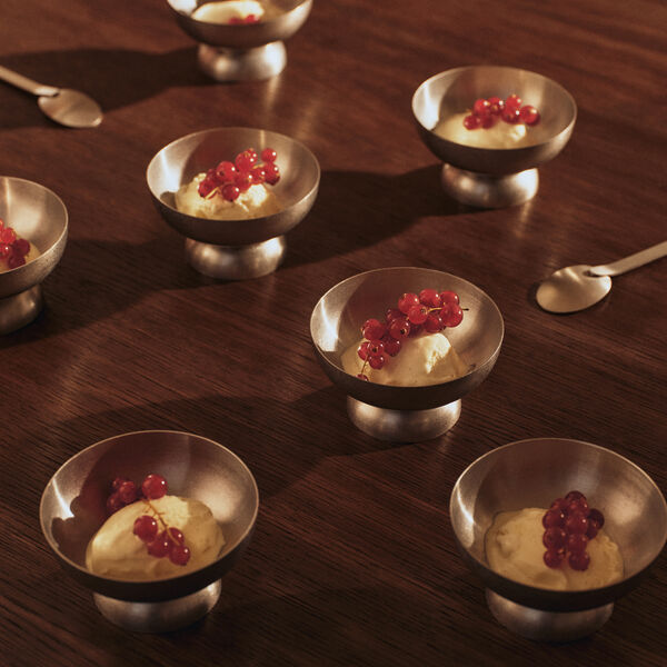Tumbled Ice Cream Cup, stainless steel, Ferm Living