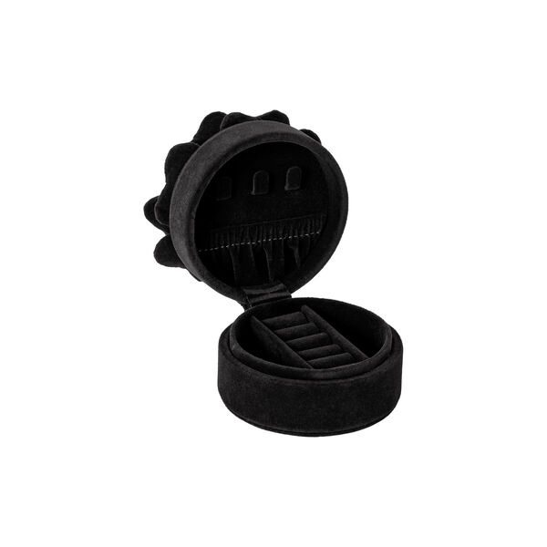 Day Velvet Flower Jewelry Round, black Day Velvet Flower Jewelry Round, black, DAY ET