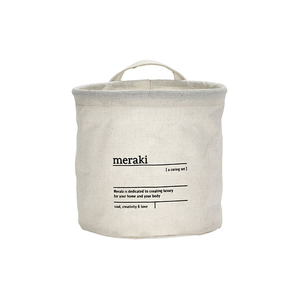 MKCaring Storage Basket, white MKCaring Storage Basket, white, Meraki