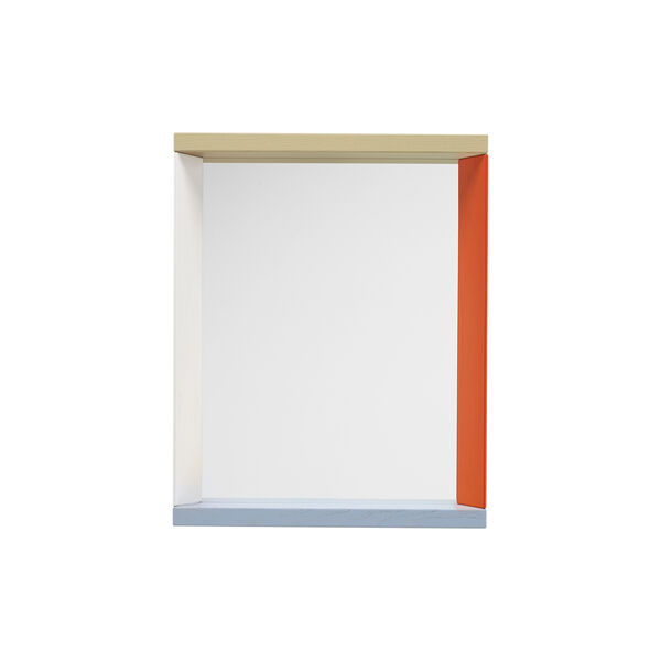 Colour Frame Mirror Small, blue/orange Colour Frame Mirror Small, blue/orange, Vitra