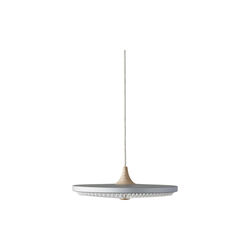 Soleil Pendant with Standard Shade, silver cloud/oak, LE KLINT