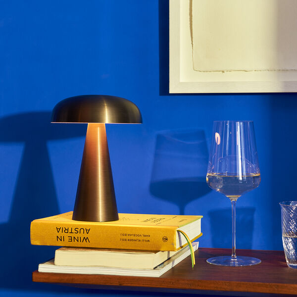 Como SC53 Portable Table Lamp, bronzed brass, &Tradition