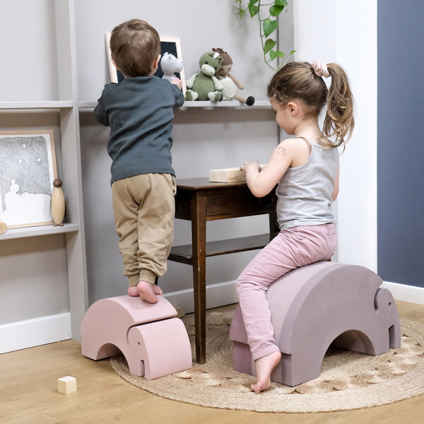 Elephant S, vintage rose, bObles