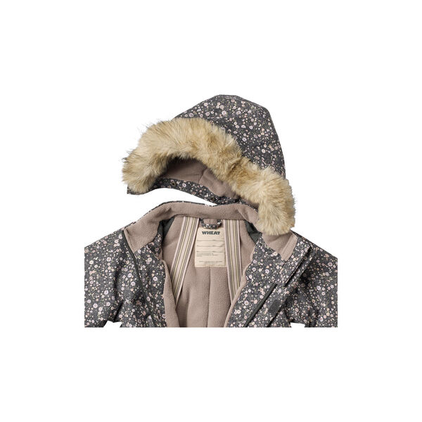 Snowsuit Moe, black sea open flowers, Wheat