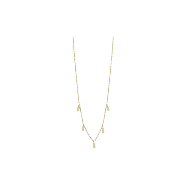 Necklace With Pendants, gold-plated, Pure by Nat