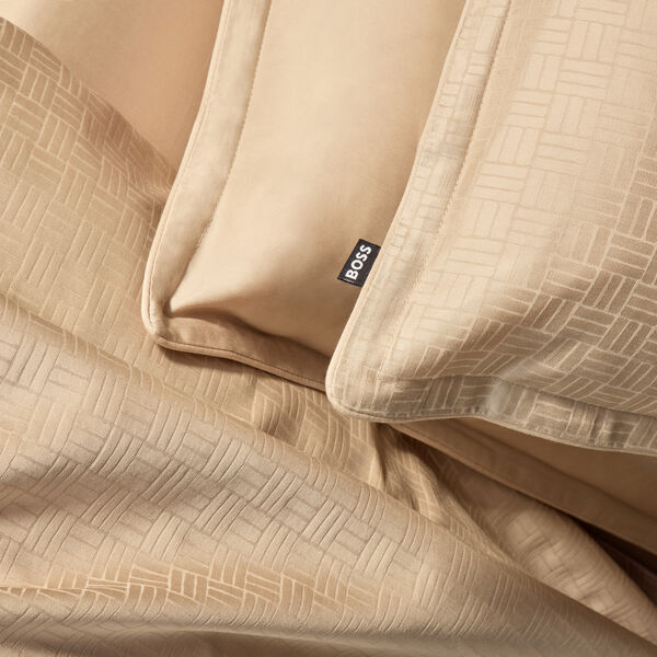 Lattice Pillow Case, sesame, BOSS Home