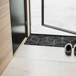 Hagl Black Terrace Doormat, Heymat