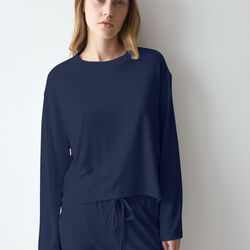 Cozy Comfort Top X 01, blue - dark combination, Triumph