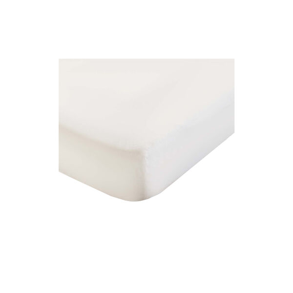 Junior Fitted Sheet, white, We Are Bitte