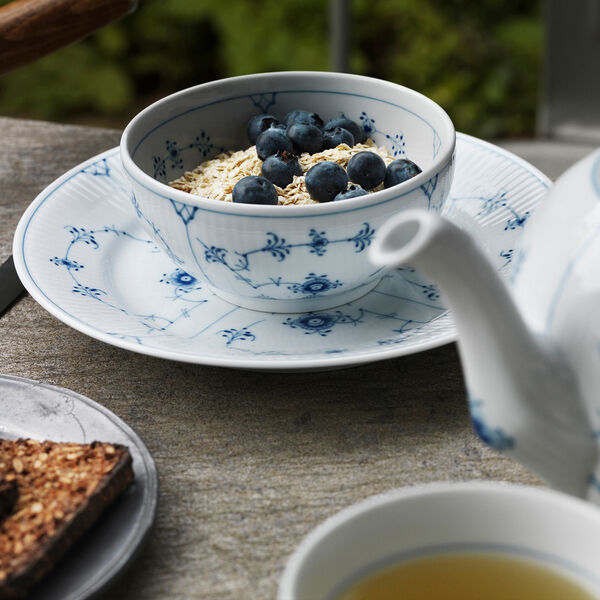 Blue Fluted Plain Bowl 47 cl, Royal Copenhagen