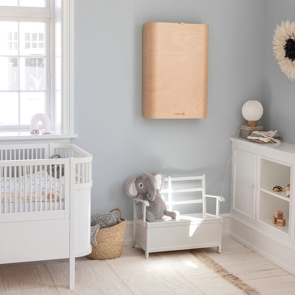Sebra Wall Mounted Changing Table, wooden edition, Sebra