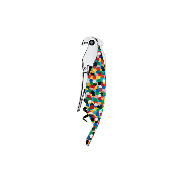 Sommelier Parrot Corkscrew, multi colour, Alessi