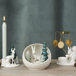 Winter Stories Hare Votive Ball, Dottir Nordic Design