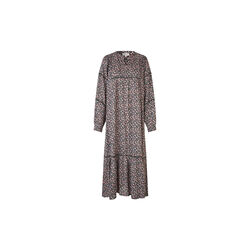 LatourLL Maxi Dress LS, washed black, Lollys Laundry