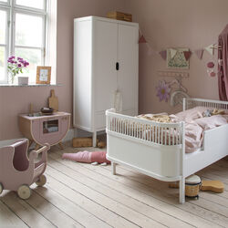 Doll's Pram, blossom pink, Sebra