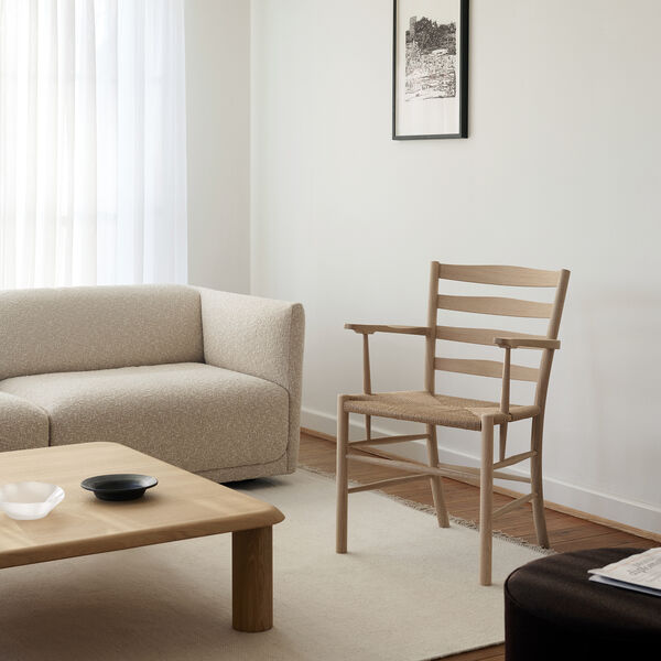 Klint Armchair, soap treated oak, Fredericia Furniture