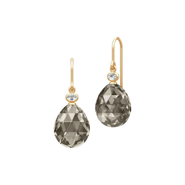 Ofelia Earrings, smokey, Julie Sandlau