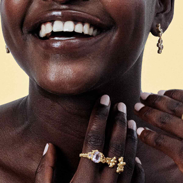 ORB CHRONICLES RING, gold plated, House of Vincent