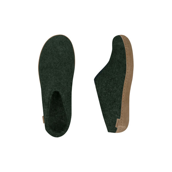 Felt Slippers, forest, Glerups