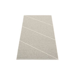 Randy Plastic Rug, warm grey/vanilla, Pappelina
