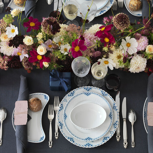 Princess Half Moon Dish 22.5 cm, Royal Copenhagen