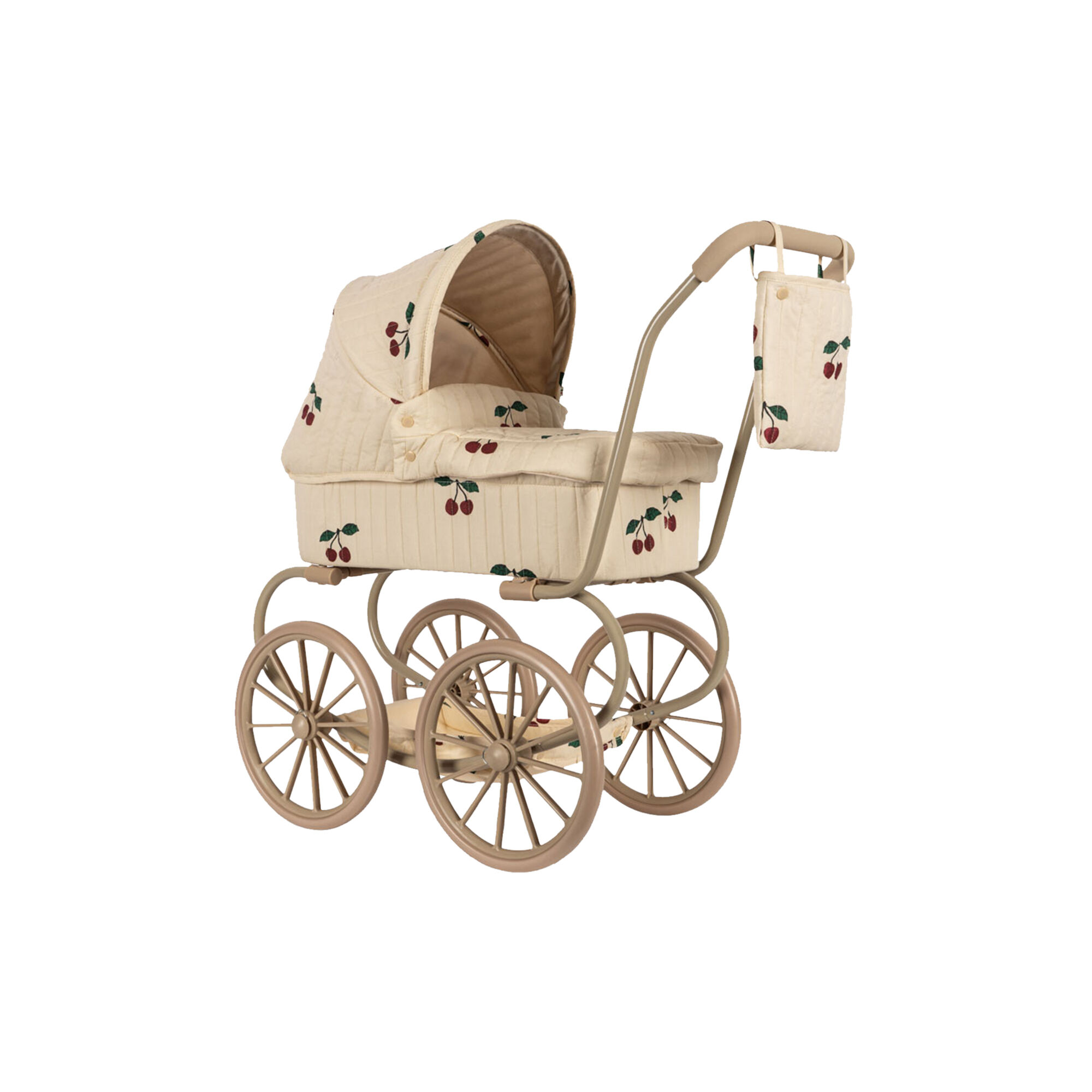 Minnie Doll Pram ma grande cerise glitter