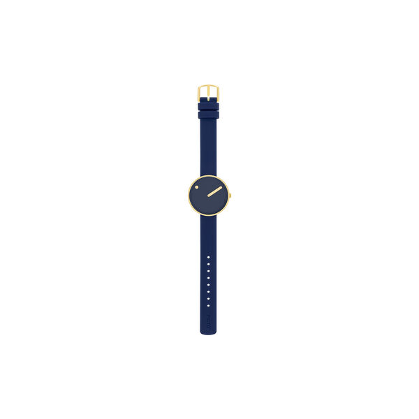 PICTO Wrist Watch, midnight blue/gold/midnight blue, PICTO