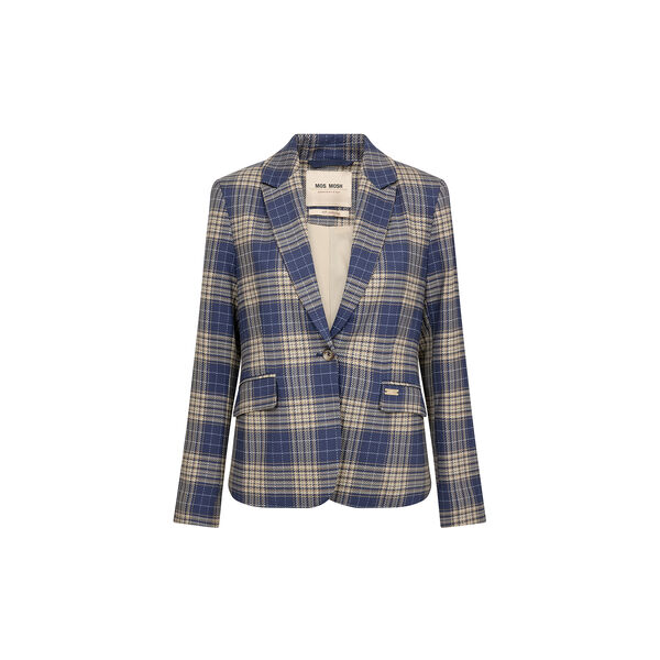 MMBlake Chec Blazer, crown blue, MOS MOSH
