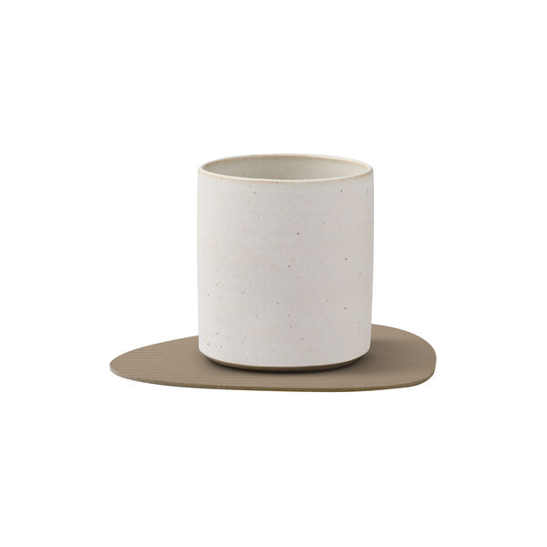 Corduroy glass mat Curve, clay brown, LIND DNA