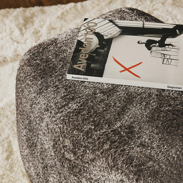 Wolke Ottoman, teddy boucl&eacute; taupe, Westwing Collection