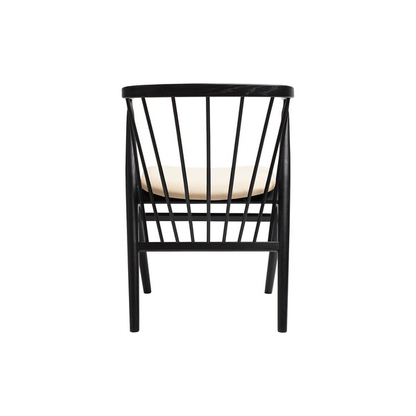 Sibast No 8 Dining Chair, black lacquered oak/honey, Sibast Furniture