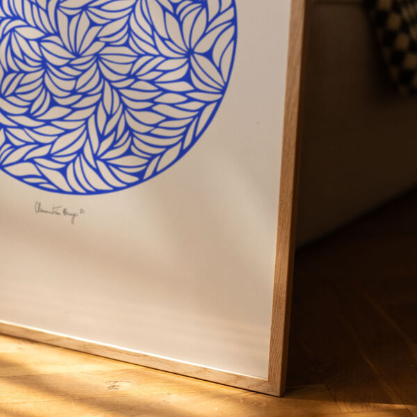 Papercut 05, blue, Pel&eacute;ton