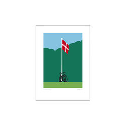 Dannebrog Raised High, Poster & Frame