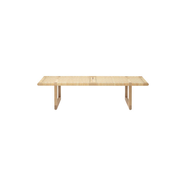 BM0488L Table Bench, oiled oak/rattan, Carl Hansen & Søn