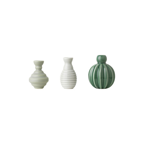 Samsurium Minibell Vase Set, green, Dottir Nordic Design