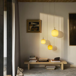 VL45 Radiohus Pendant, pale yellow, Louis Poulsen