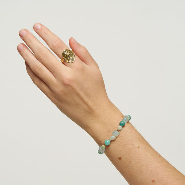 Esther ring, silver plated, Pure by Nat