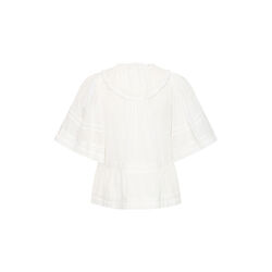 IHVOILANA SS Blouse, cloud dancer, ICHI